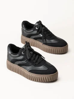 Marco Tozzi - Svarta sneakers