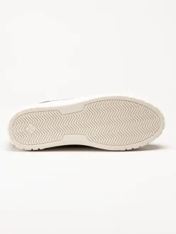 Marco Tozzi - Svarta sneakers i skinnimitation