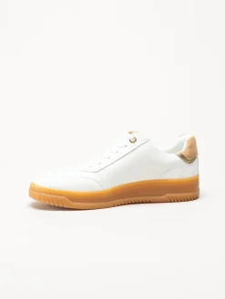 Marco Tozzi - Vita sneakers i skinnimitation