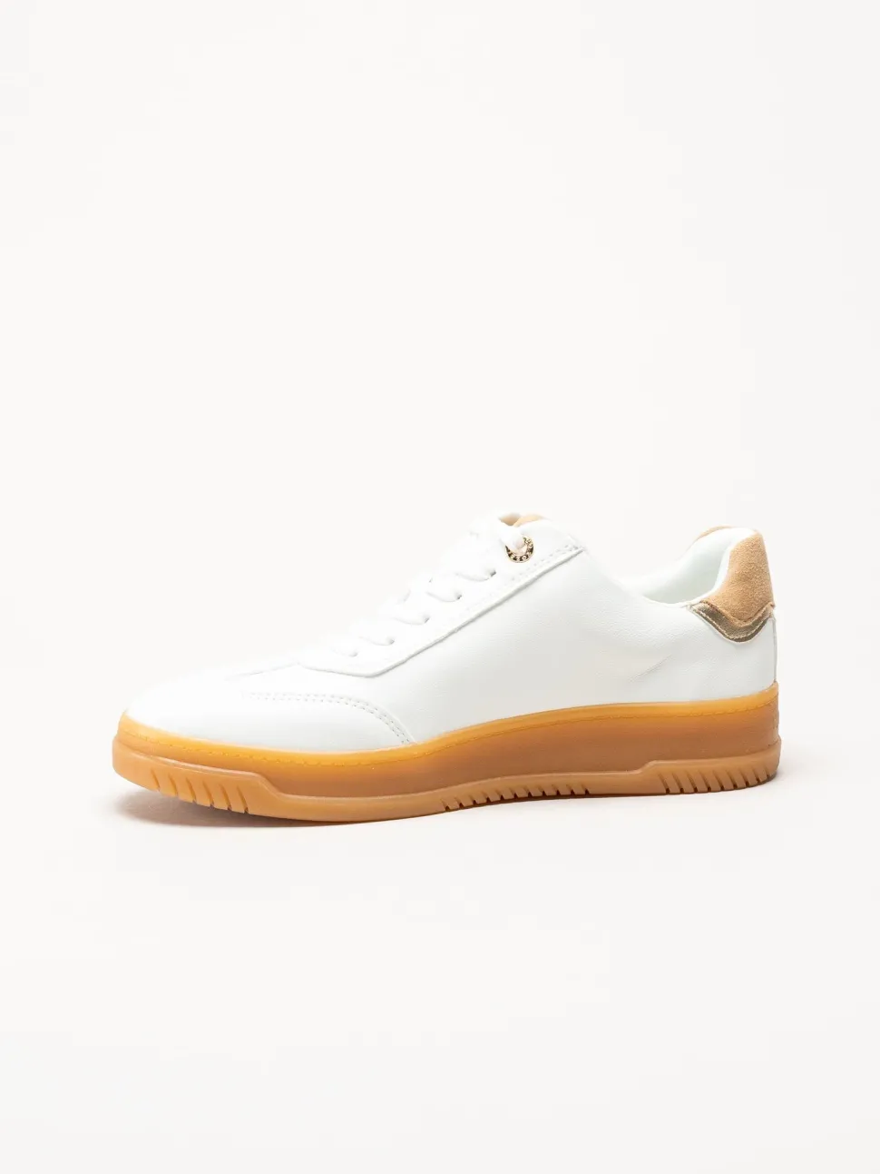 Marco Tozzi - Vita sneakers i skinnimitation