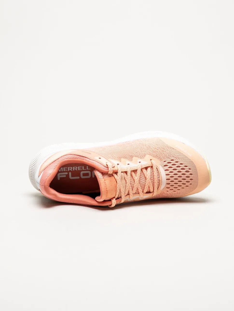 Merrell - Antora 4 waterproof - Korallfärgade sneakers i mesh