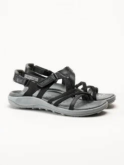 Merrell - Harbor Backstrap - Svarta sandaler