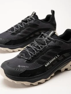 Merrell - Moab Speed 2 GTX - Svarta hikingskor med Gore-Tex