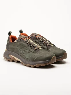 Merrell - Moab Speed 2 Leather WP - Olivgröna hikingsskor