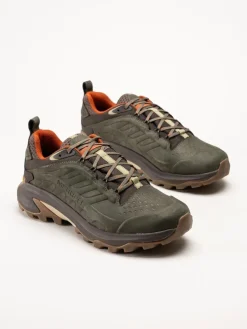 Merrell - Moab Speed 2 Leather WP - Olivgröna hikingsskor
