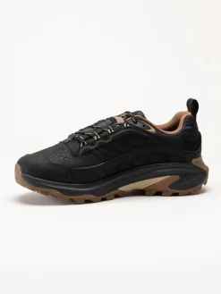 Merrell - Moab Speed 2 Leather WP - Svarta hikingsskor