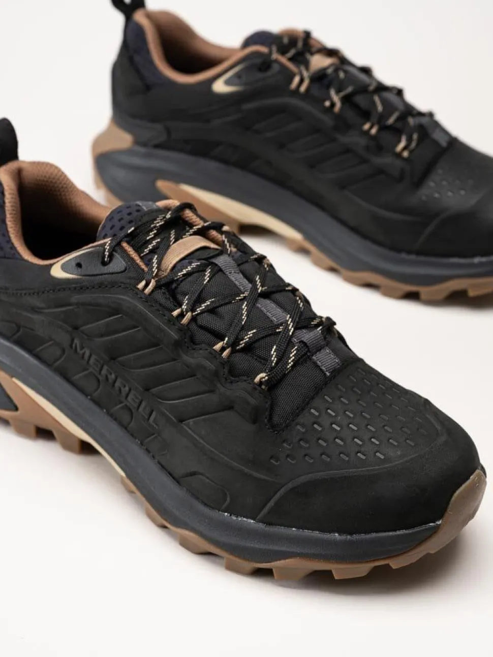 Merrell - Moab Speed 2 Leather WP - Svarta hikingsskor