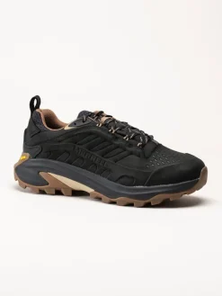 Merrell - Moab Speed 2 Leather WP - Svarta hikingsskor