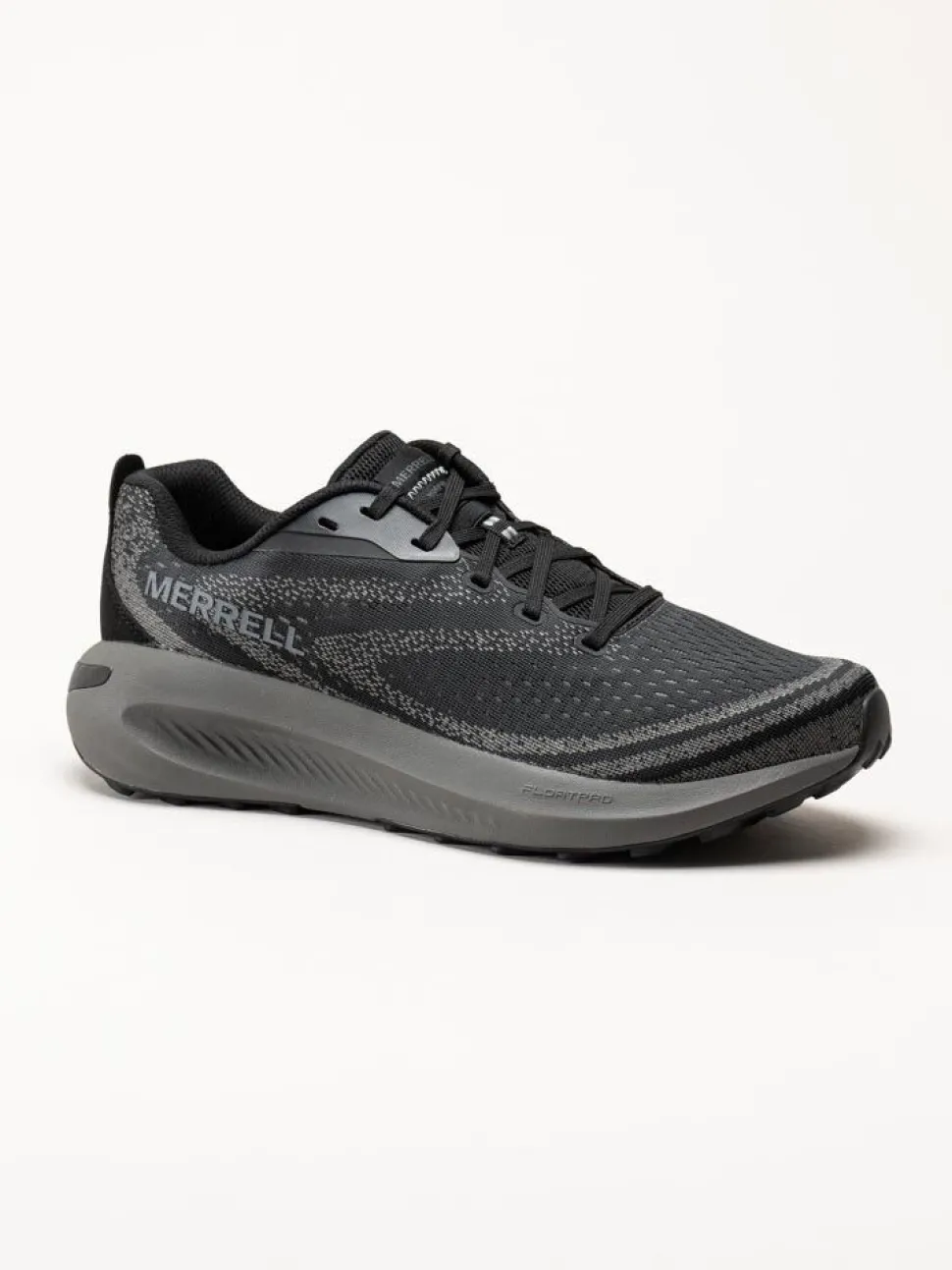 Merrell - MORPHLITE - Svarta löparskor i textil