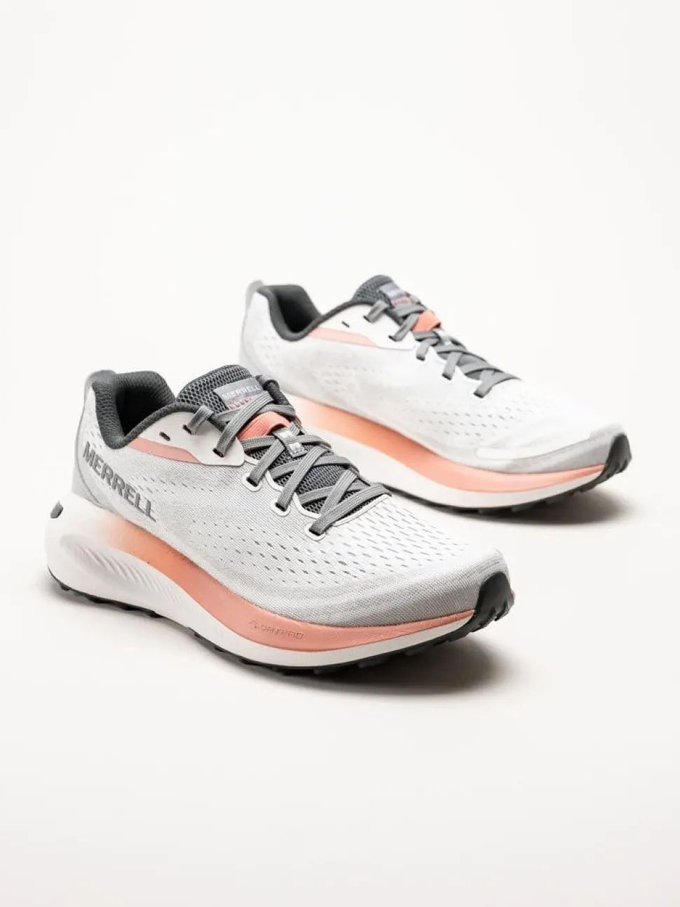 Merrell - MORPHLITE - Vita löparskor i textil