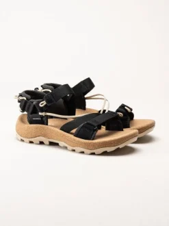 Merrell - SPEED FUSION WEB RMX - Svarta sportiga sandaler