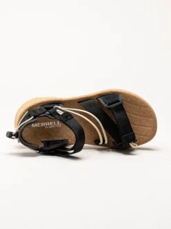 Merrell - SPEED FUSION WEB RMX - Svarta sportiga sandaler