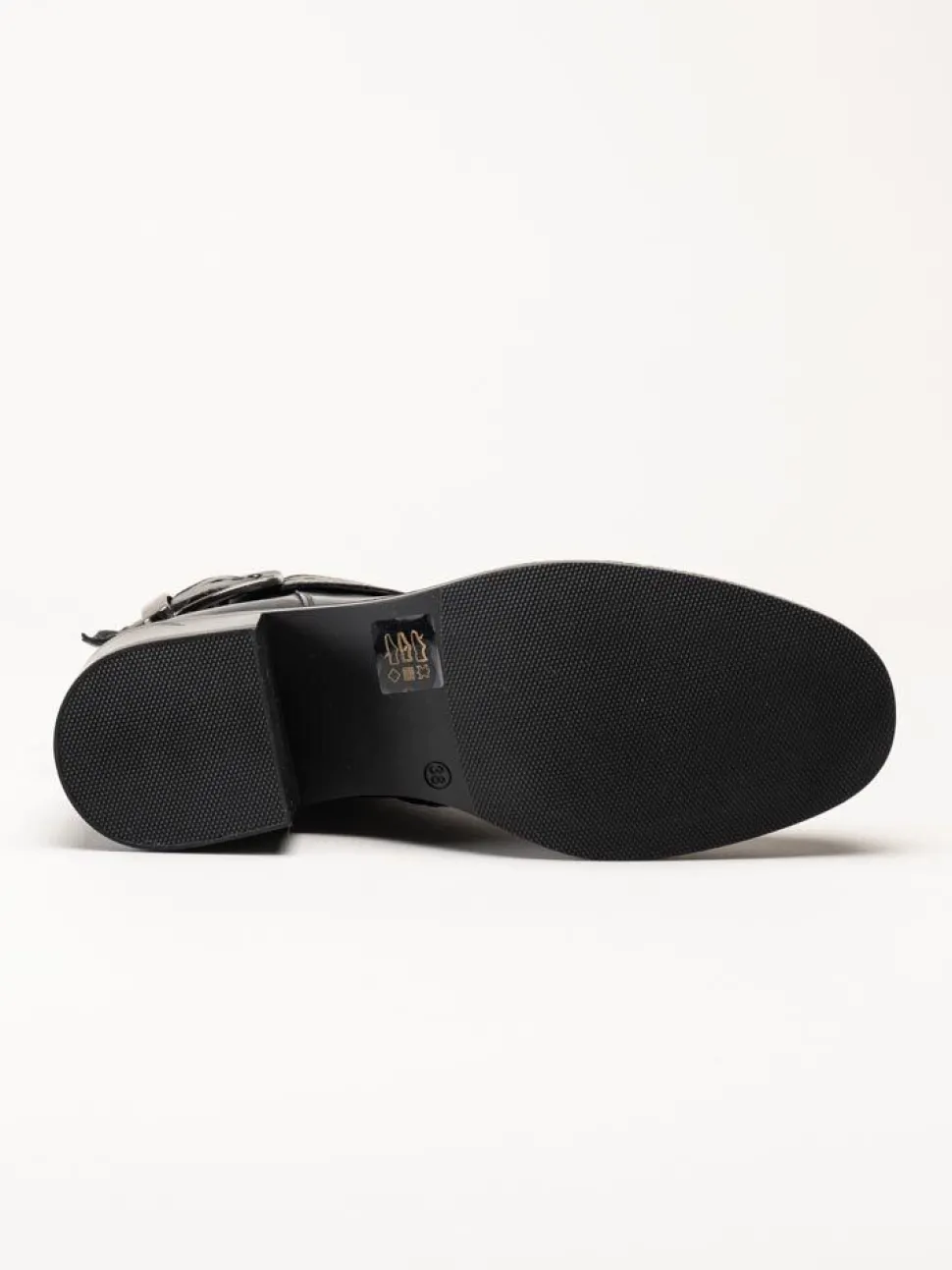 Mjus - Cortina - Svarta booties i skinn
