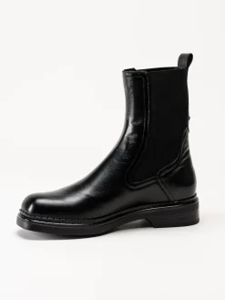Mjus - Dekster - Svarta chelsea boots i skinn