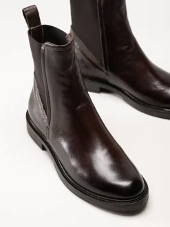 Mjus - Fabia - Bruna chelsea boots i skinn