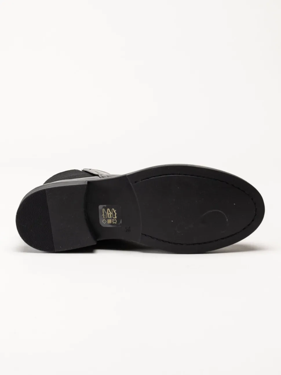 Mjus - Fabia - Svarta chelsea boots i skinn