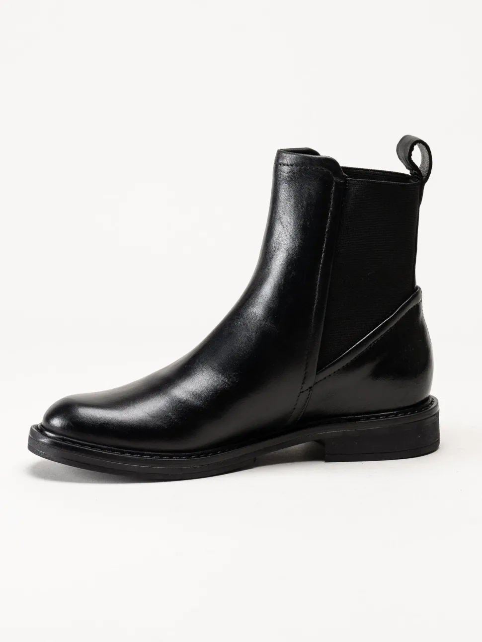 Mjus - Fabia - Svarta chelsea boots i skinn