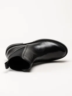 Mjus - Fabia - Svarta chelsea boots i skinn