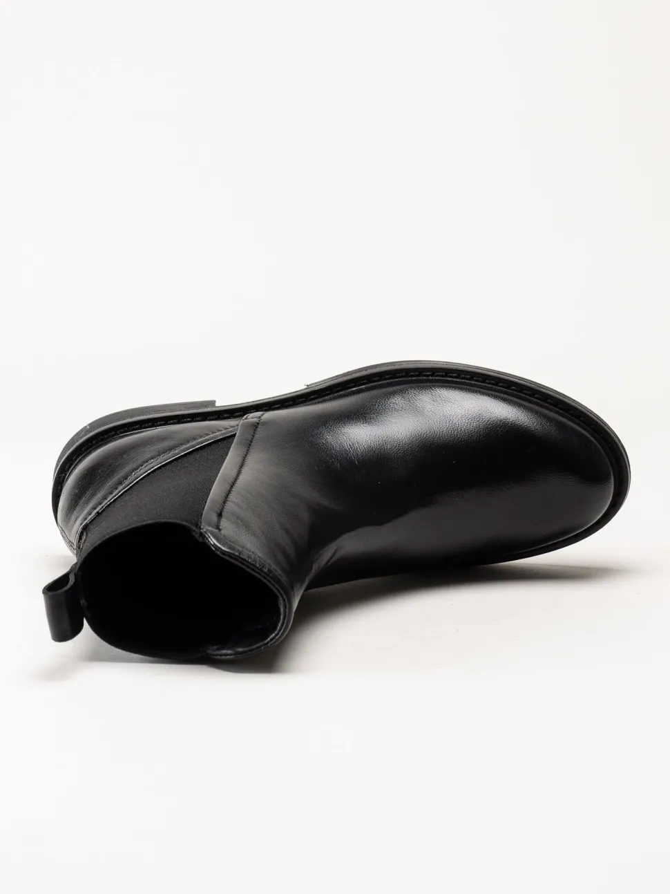 Mjus - Fabia - Svarta chelsea boots i skinn