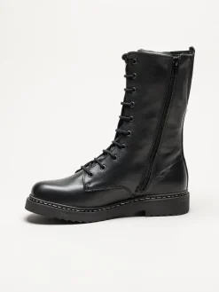 New Feet - Svarta höga snörkängor