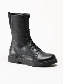New Feet - Svarta höga snörkängor