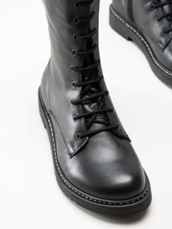New Feet - Svarta höga snörkängor