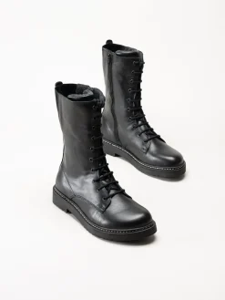 New Feet - Svarta höga snörkängor