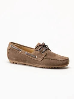 Novita - Palmi Sail - Bruna loafers i mocka