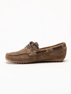 Novita - Palmi Sail - Bruna loafers i mocka
