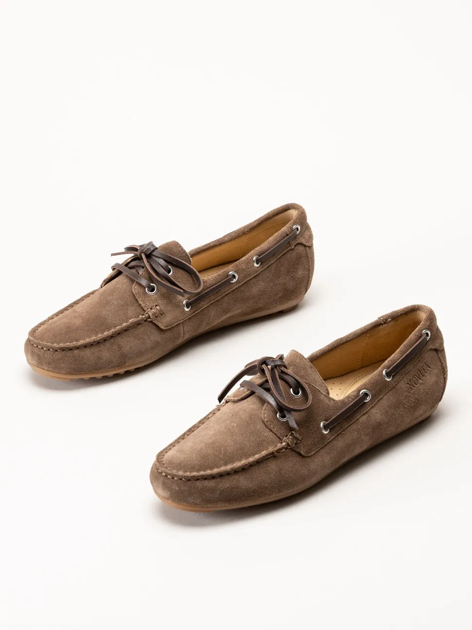 Novita - Palmi Sail - Bruna loafers i mocka