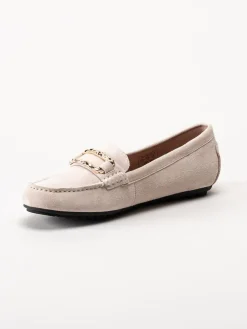 Novita - Parma - Beige loafers i mocka