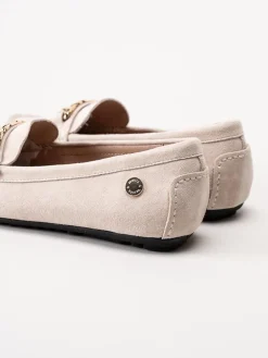 Novita - Parma - Beige loafers i mocka