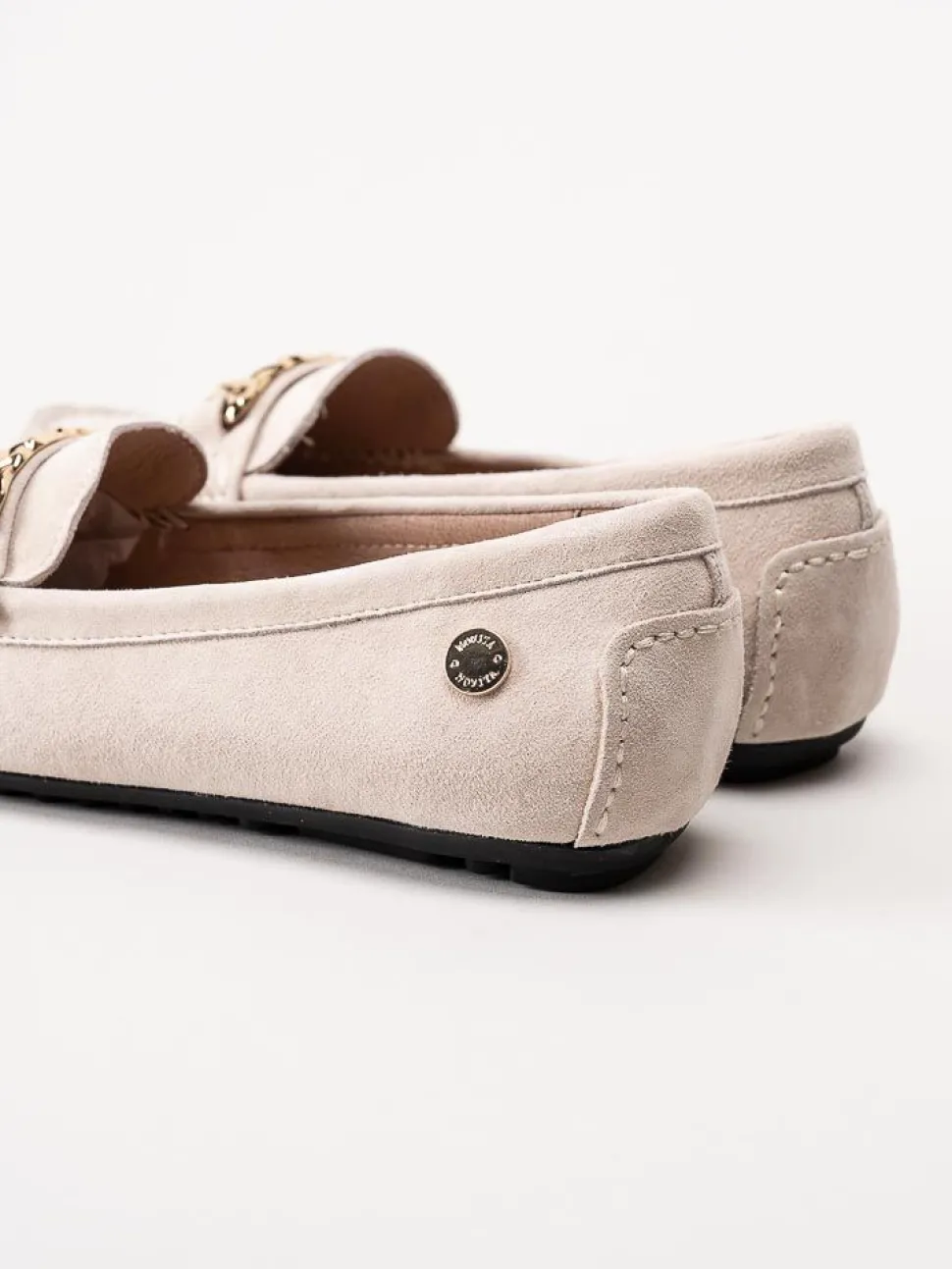 Novita - Parma - Beige loafers i mocka