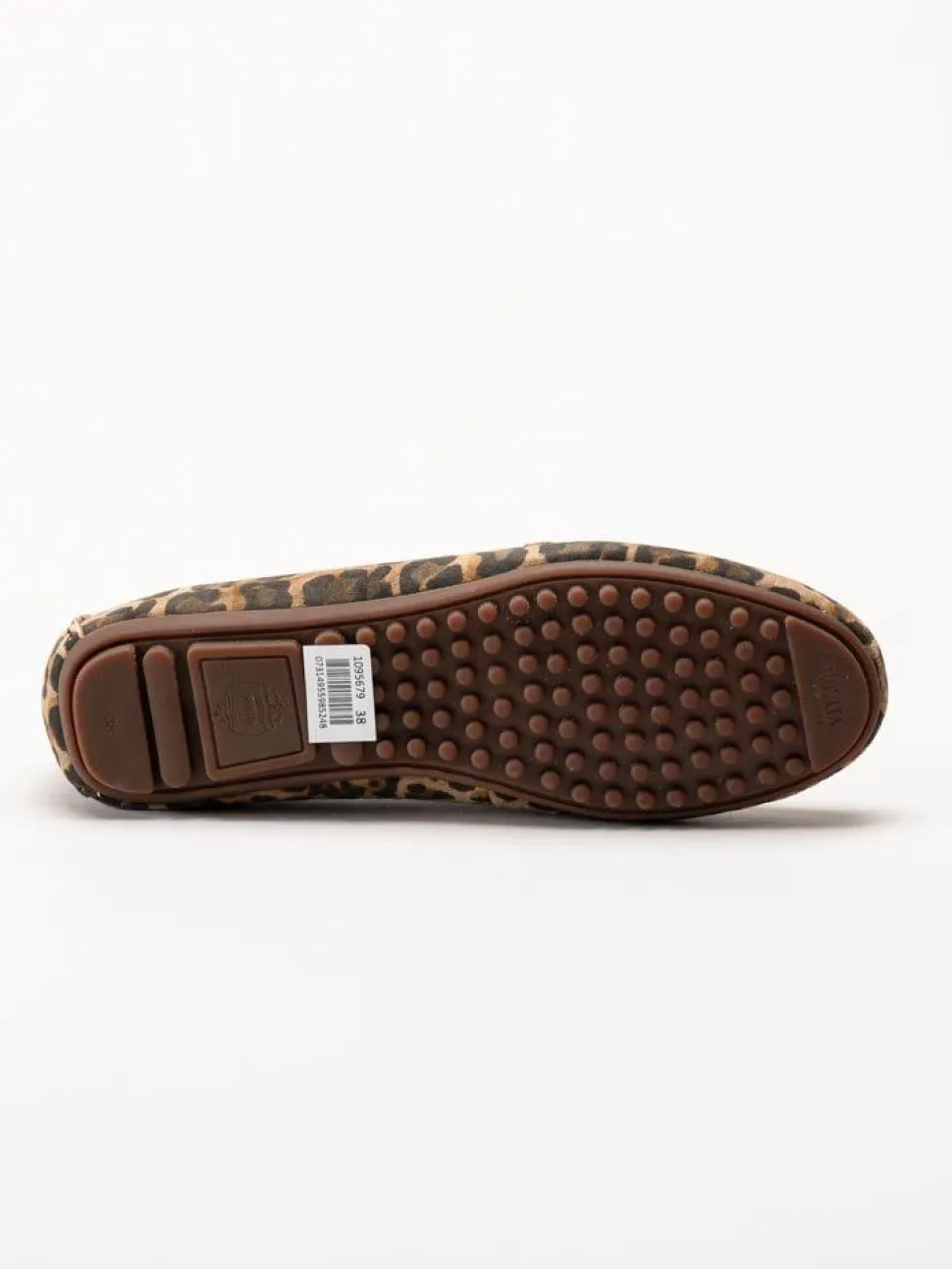 Novita - Parma - Leopardfärgade loafers i mocka