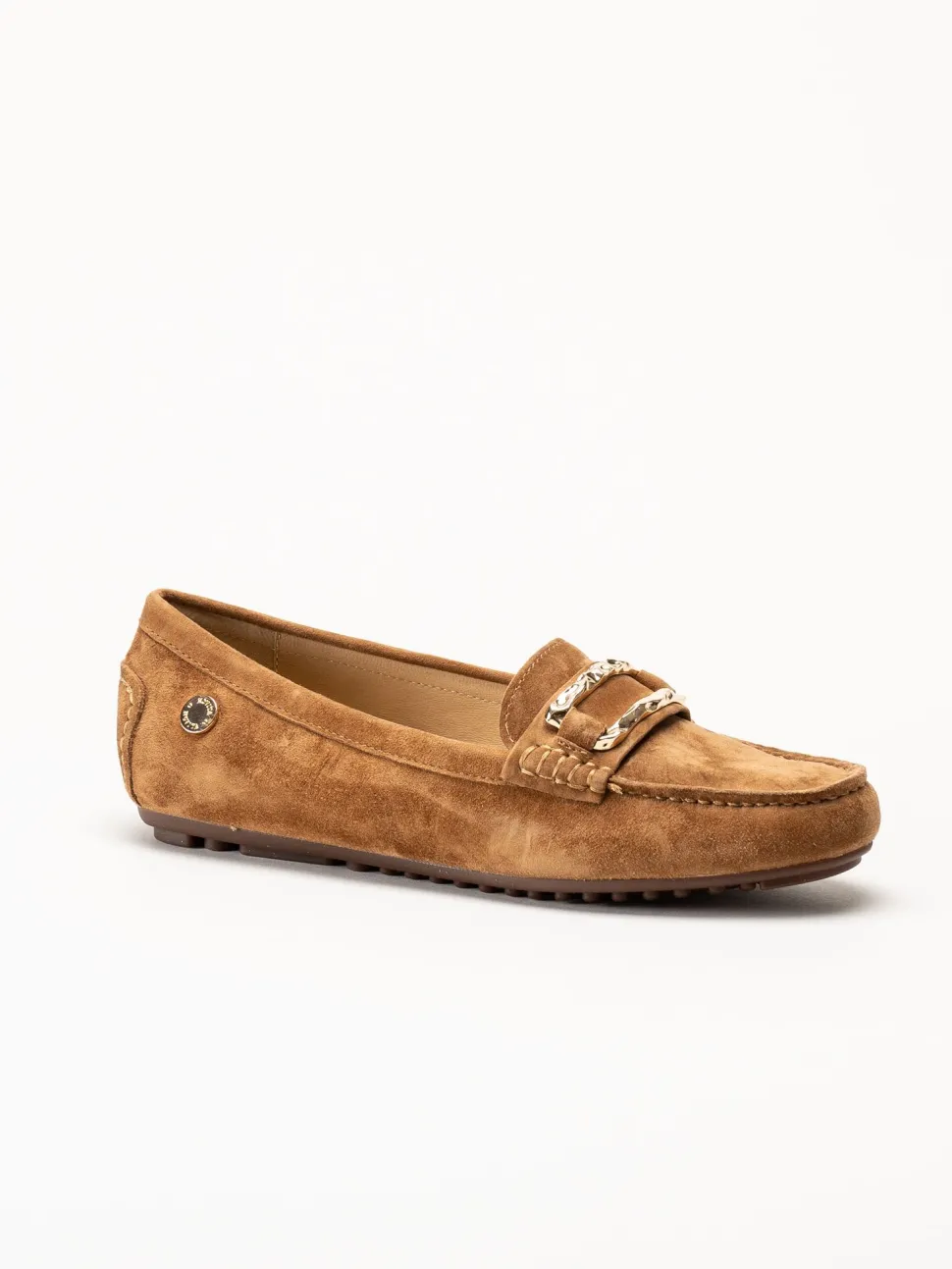 Novita - Parma - Ljusbruna loafers i mocka