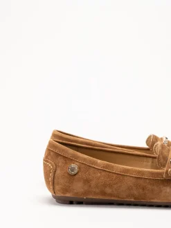 Novita - Parma - Ljusbruna loafers i mocka