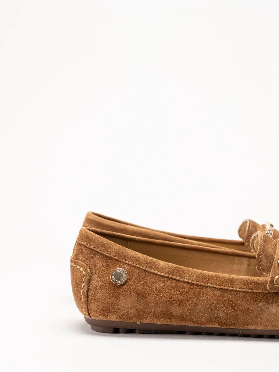 Novita - Parma - Ljusbruna loafers i mocka