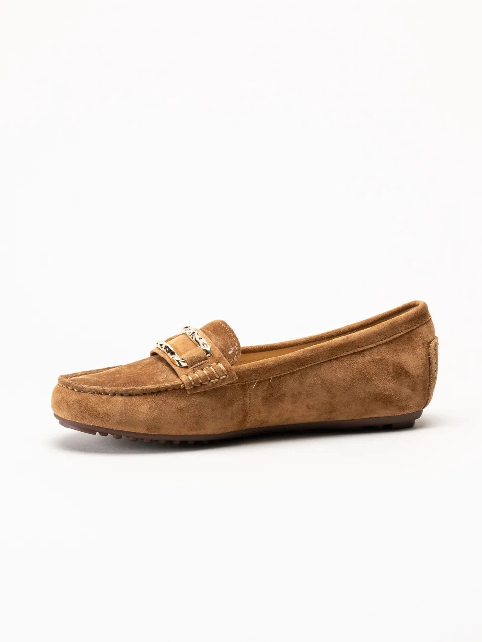 Novita - Parma - Ljusbruna loafers i mocka