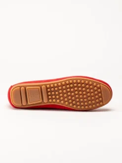 Novita - Parma - Röda loafers i mocka
