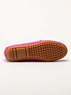 Novita - Parma - Rosa loafers med guldfärgat spänne