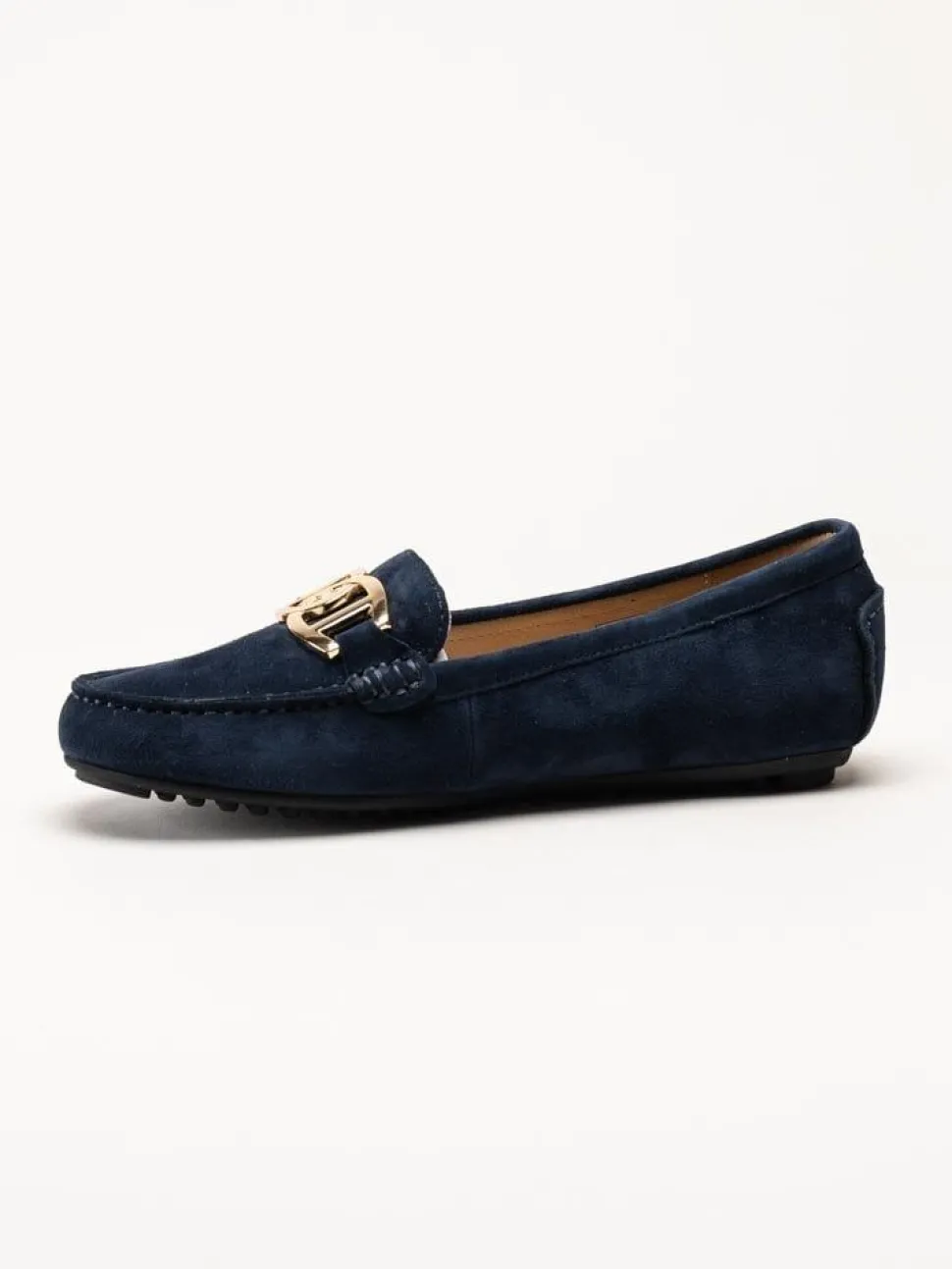 Novita - Parma Royal - Marinblå loafers i mocka