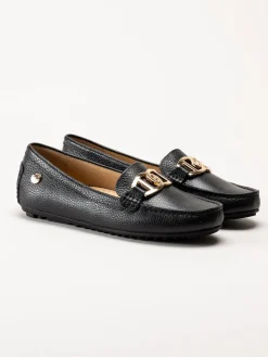 Novita - Parma - Svarta loafers i skinn