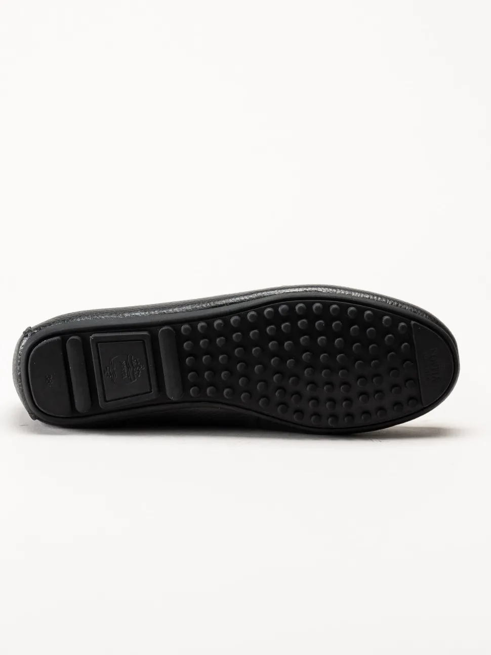 Novita - Parma - Svarta loafers i skinn