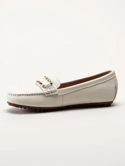 Novita - Parma - Vita loafers i skinn