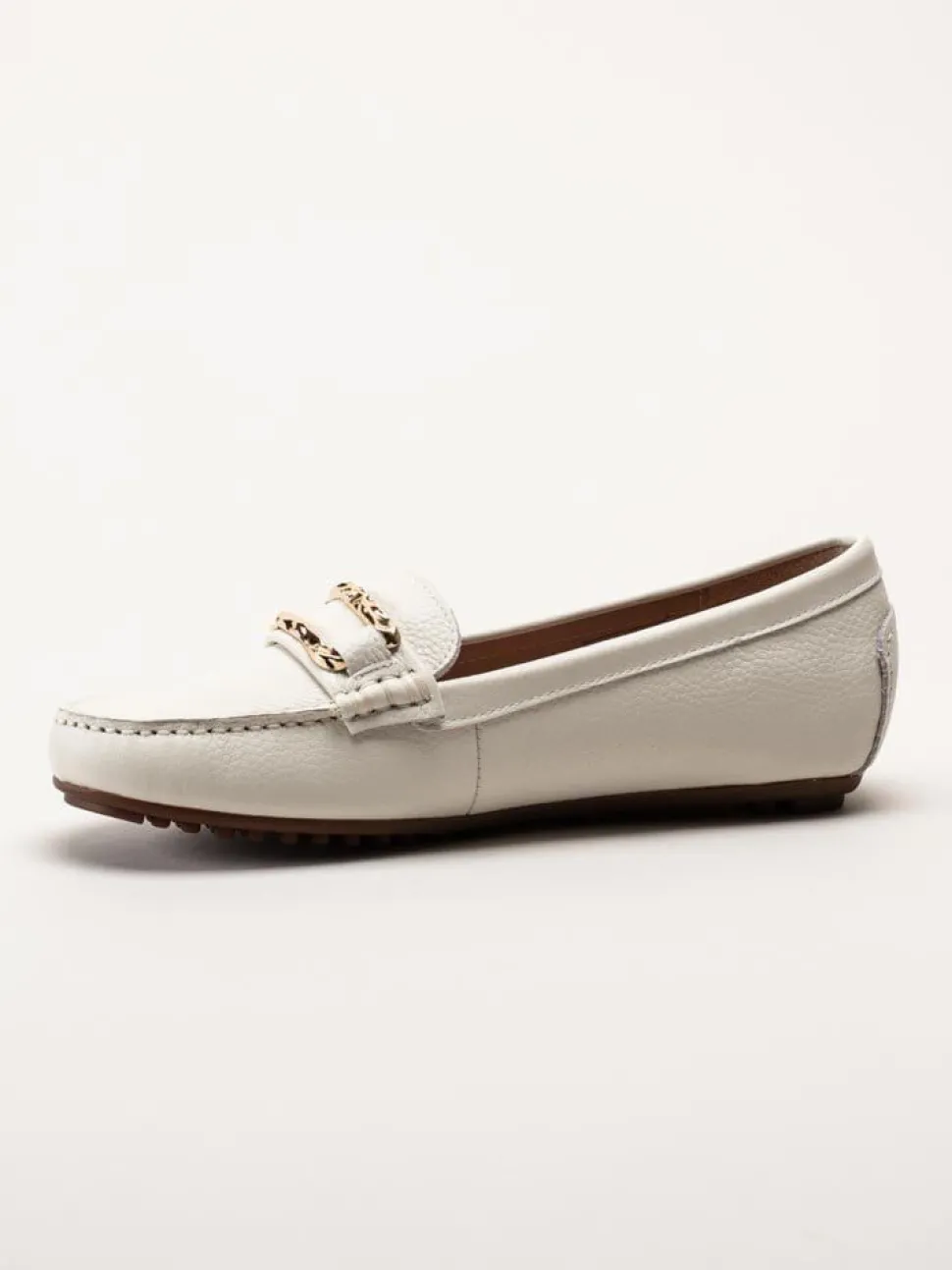 Novita - Parma - Vita loafers i skinn