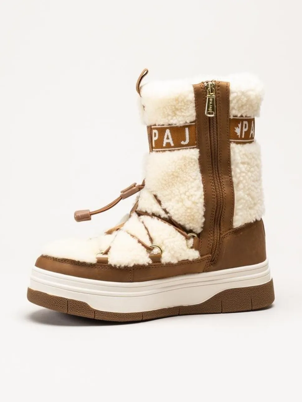 Pajar - Janie High - Beige varmfodrade höga boots