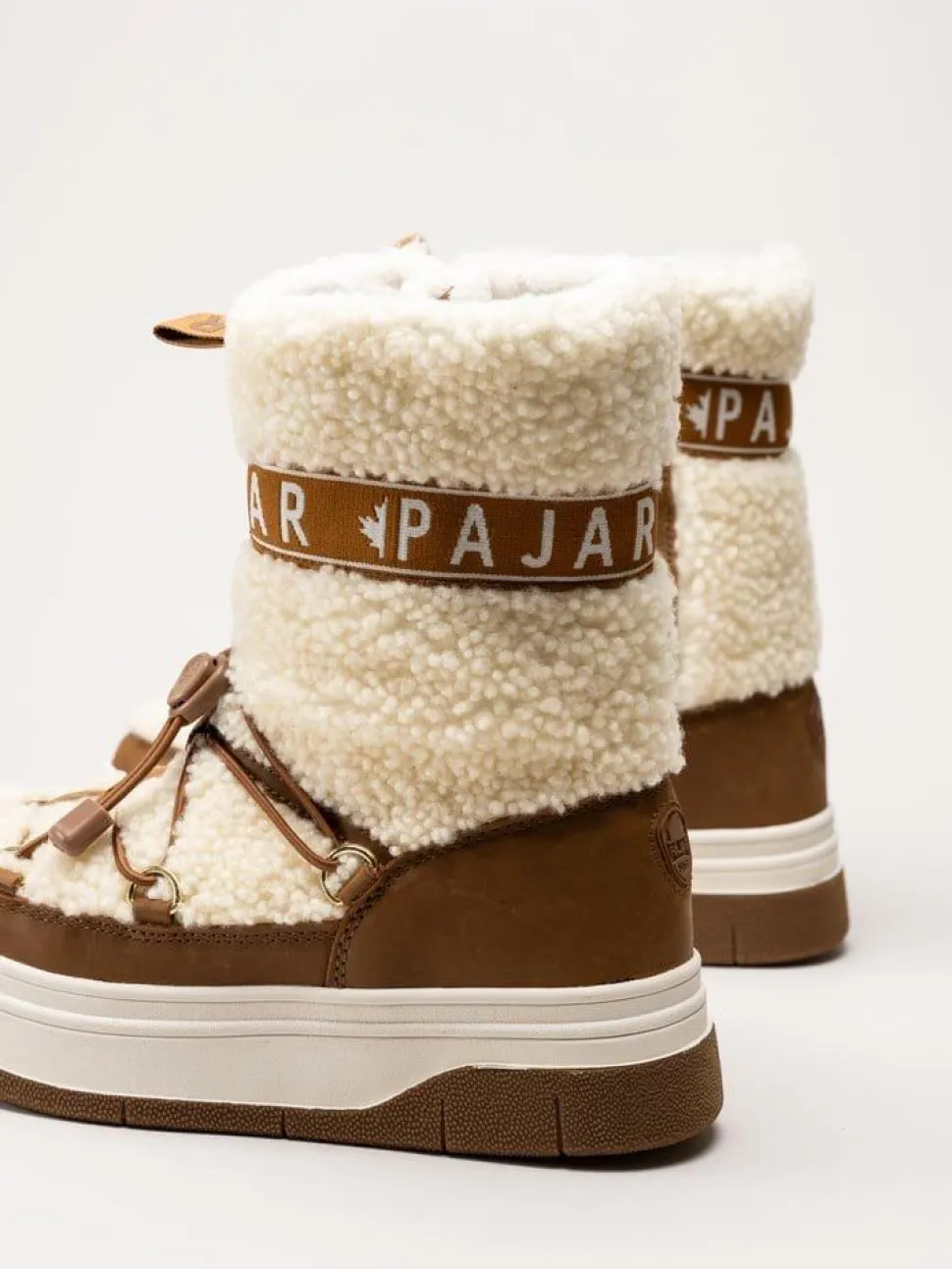 Pajar - Janie High - Beige varmfodrade höga boots