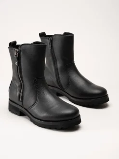 Panama Jack - Fabi Igloo - Svarta fårskinnsfodrade boots