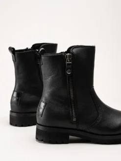 Panama Jack - Fabi Igloo - Svarta fårskinnsfodrade boots