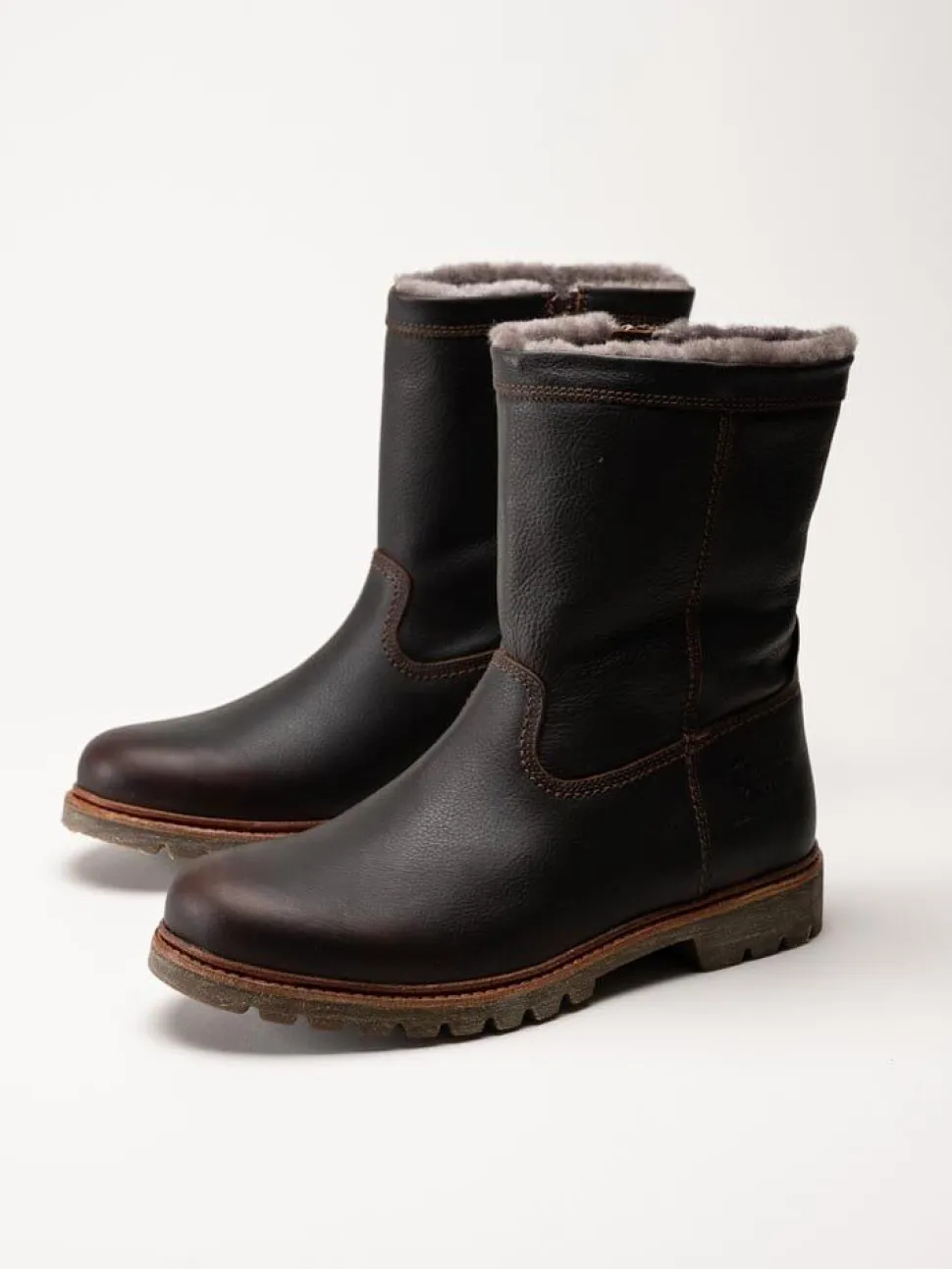 Panama Jack - Fedro Igloo - Bruna fårskinnsfodrade boots